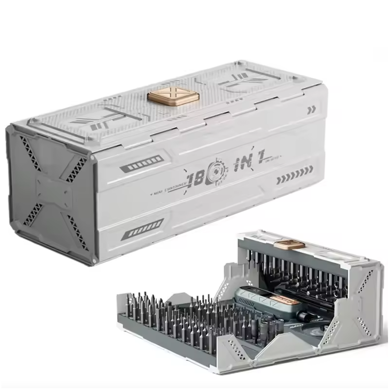 JAKEMY JM-8192 Präzisions-Schraubendreher-Set | 160 magnetische Bits für Laptop & Elektronik Reparatur Profi-Werkzeug