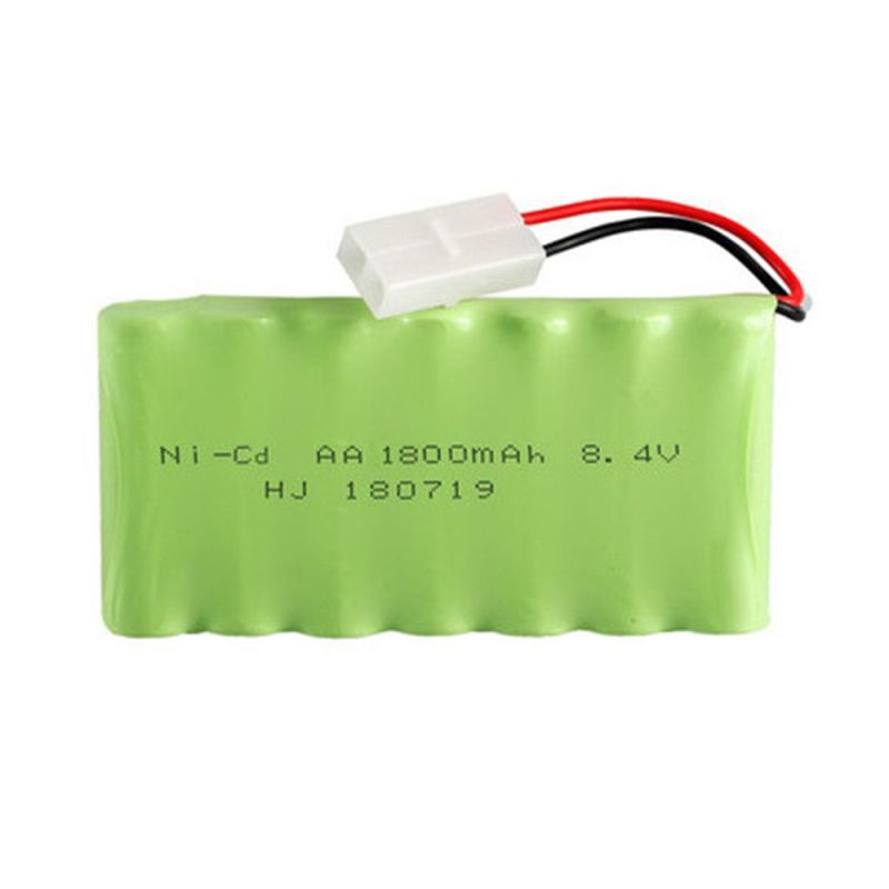 Leistungsstarke umweltfreundliche 8.4V AA Ni-MH 1800mAh Batterie ideal für RC Geräte schnelles Laden