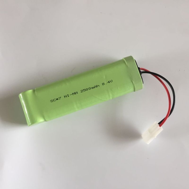 8.4V SC*7 2500mAh Ni-MH nachhaltige Energielösung umweltfreundliche Modellflugzeug Batterie ohne Memory-Effekt