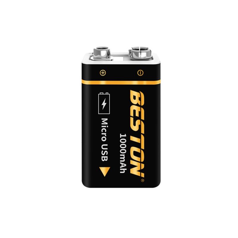 Beston 9V 1000mAh Micro USB Li-Ion Batterie Hochkapazität umweltfreundlich wiederaufladbar für RC Hubschrauber