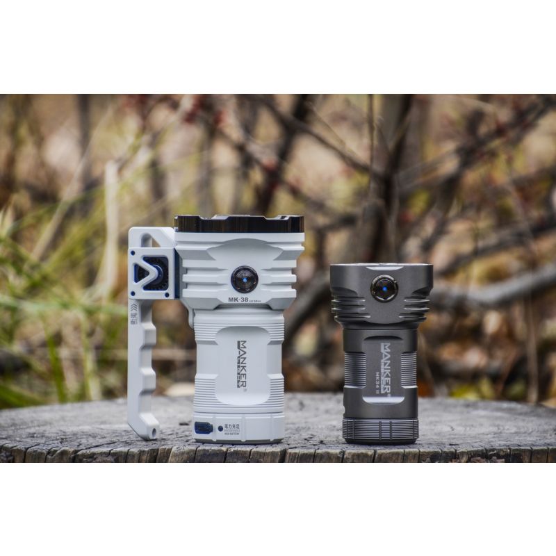 Manker MK38 LED-Taschenlampe 8x XHP70.2 41500 Lumen robuste Outdoor-Licht große Reichweite Haussicherheit