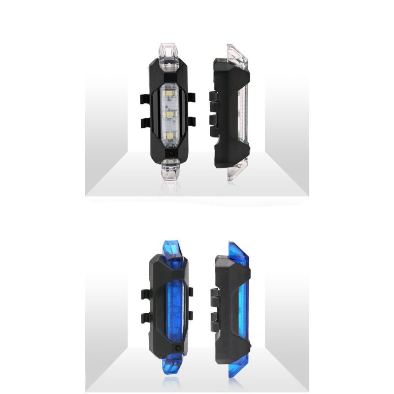 Tragbares USB wiederaufladbares Fahrradschwanzlicht Rücksicherheitslicht mit dynamische Blitzmodi einfache Montage