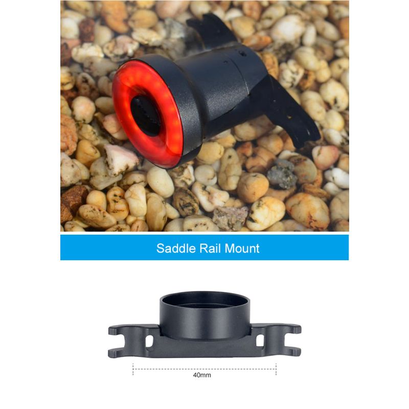 Xlite100 Intelligentes Fahrradrücklicht mit USB Wiederaufladung Superhelles COB LED Sicherheit für Pendeln