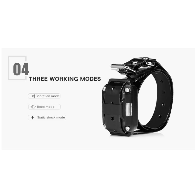 800m Elektrischer Hunde-Trainingskragen Wasserdichter Wiederaufladbares Hundehalsband mit LCD-Display