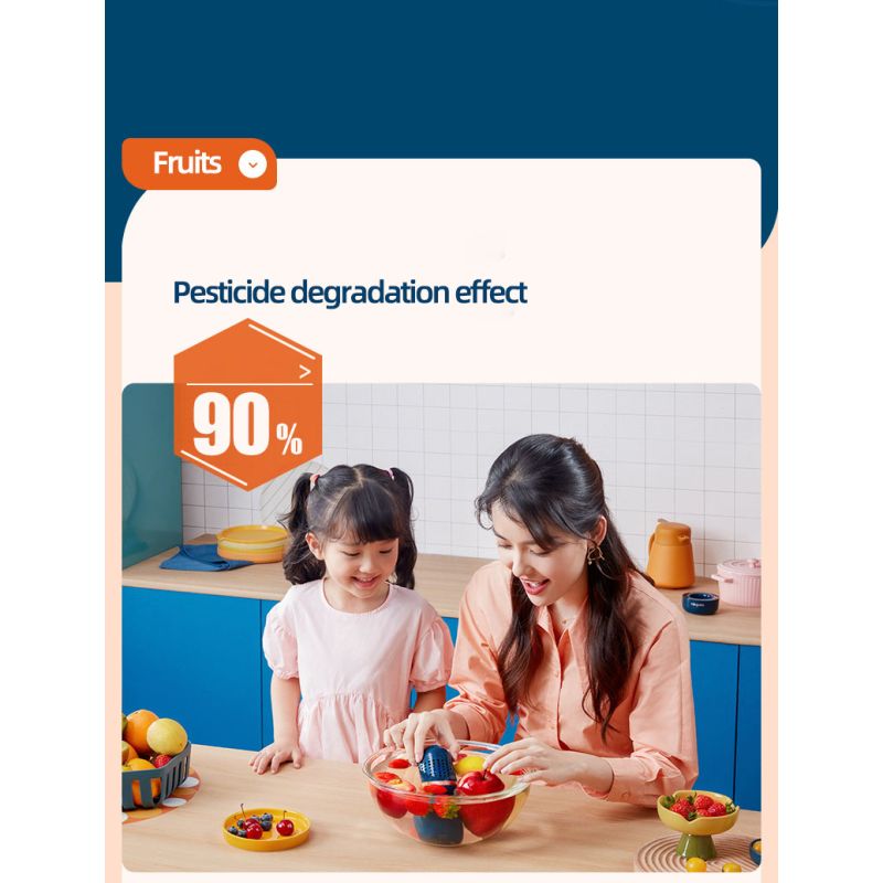 Donlim Gemüsewaschmaschine für effektive Pestizidentfernung und Lebensmittelsicherheit Gesund und benutzerfreundlich