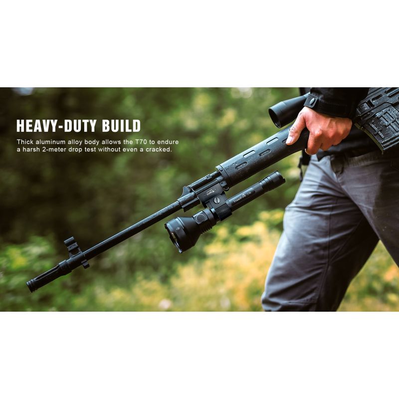 TrustFire T70 Kit LED-Taschenlampe XHP35 HI 2300 Lumen Wiederaufladbar für Camping und Outdoor-Abenteuer