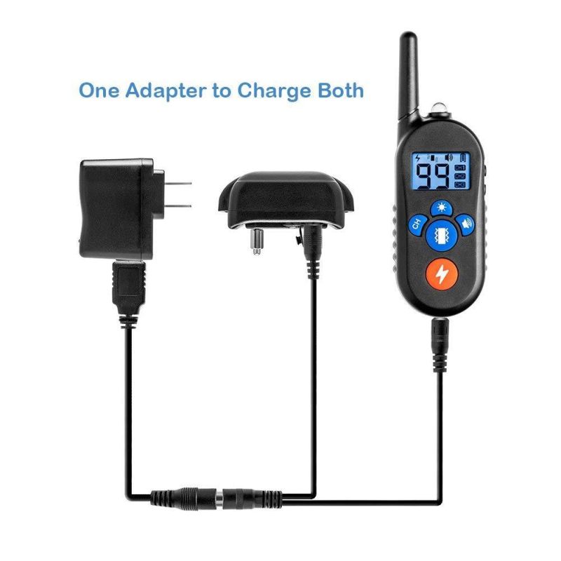 800m Elektrisches Hundehalsband mit Fernbedienung Haustierzubehör 3 Trainingsmodi für effektives Hundetraining