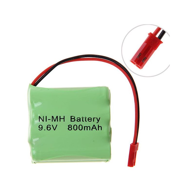 9,6V AAA 800mAh Ni-MH Akkupack umweltfreundlich mit hoher Kapazität für elektronische Geräte und Modellfahrzeuge