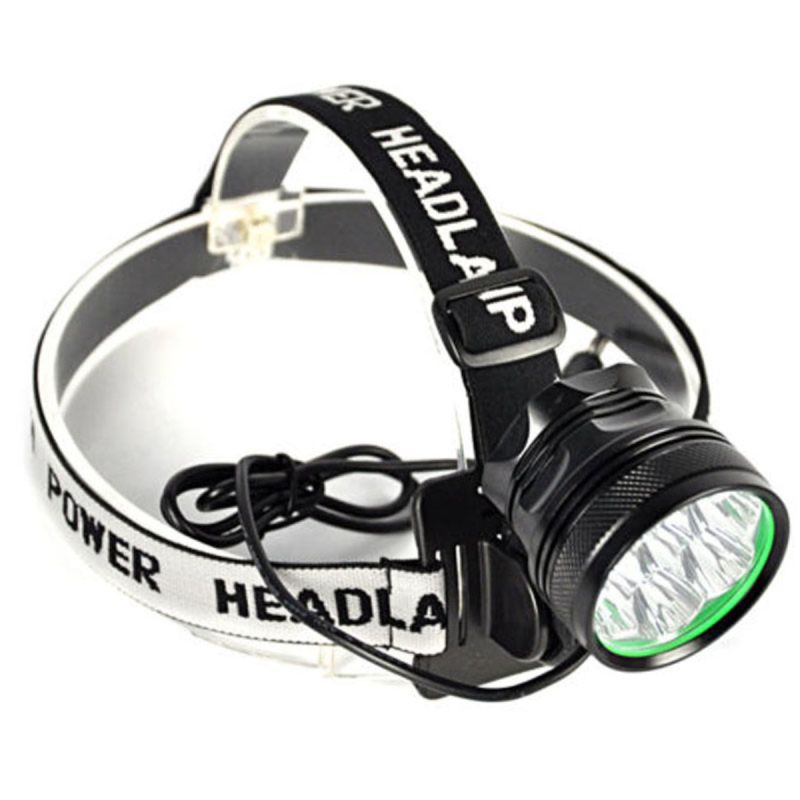 9T6 Fahrradlicht 10800 Lumen LED Fahrradscheinwerfer IP65 wasserdicht 3 Modi inkl Batterie Ladegerät robust