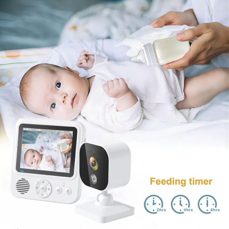 AMB900 Video-Babyphone mit 2,8 Zoll LCD-Display und 720P Auflösung Babykamera für moderne Eltern