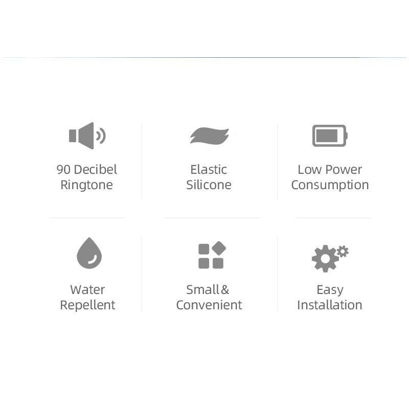 ROCKBROS Elektrische Fahrradklingel 110 dB Kristallklarer Warnton Regenfest MTB Fahrradzubehör Sicherheit Radfahren