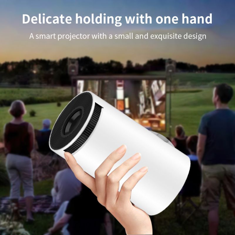 HY300 Android Projektor Tragbarer WiFi Smart Projektor 720P Full HD Heimkino Büro Vielseitiger Mini Projektor