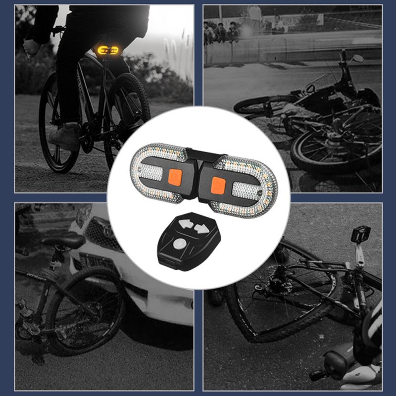 Fahrradblinker Rücklicht LED USB aufladbar Drahtlose Fahrradlichter für Fahrradsicherheit und Sichtbarkeit