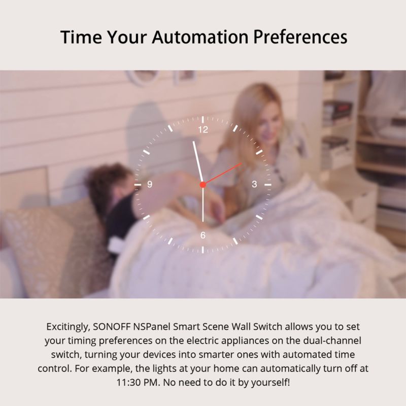 SONOFF NSPanel Szenen-Smart-Schalter für EU US Heimautomation Touchscreen Steuerung mit Alexa Google Home