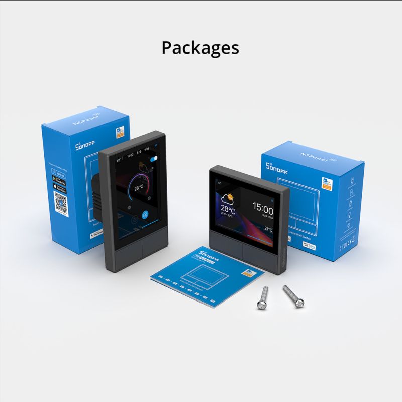 SONOFF NSPanel Szenen-Smart-Schalter für EU US Heimautomation Touchscreen Steuerung mit Alexa Google Home