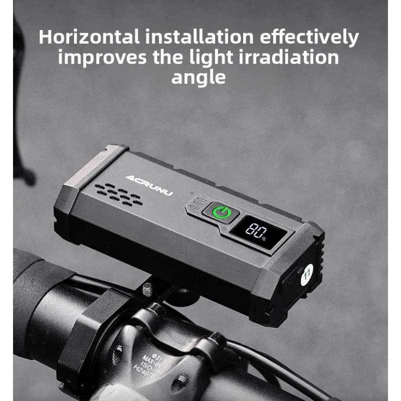 ACRUNU LED Fahrradlicht USB wiederaufladbar, 4000 Lumen, 4 Modi Frontlicht für Ihre Sicherheit