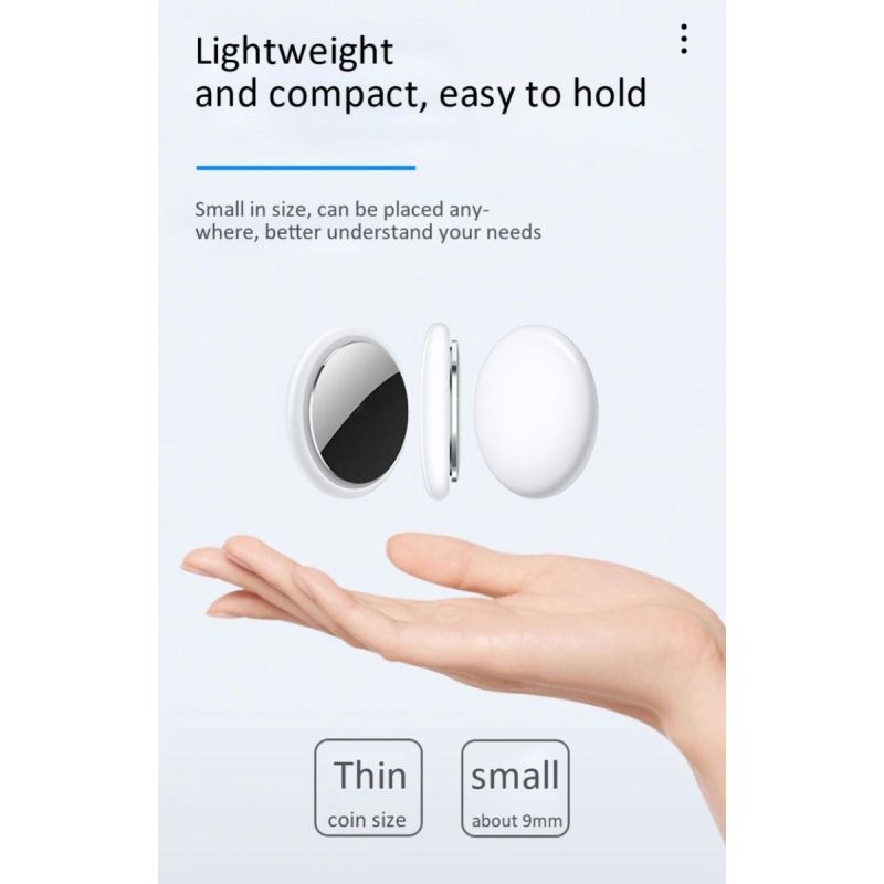 Mini GPS Tracker Bluetooth 4.0 Smart Locator Kompaktes Design Haustier Tracker mit iSearching App und One Touch Find