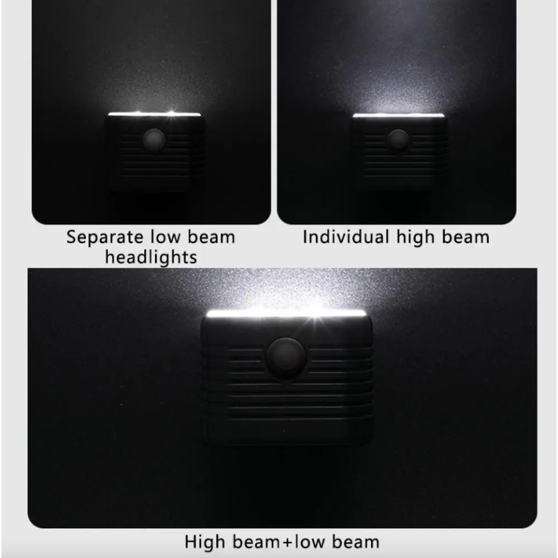 Fahrradlicht Hupe 2-in-1 MTB, USB wiederaufladbar Vorderlicht LED Fahrradzubehör Mountainbike Licht laute Fahrradklingel