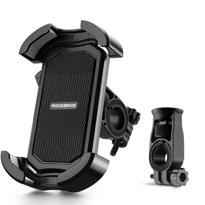 ROCKBROS Fahrradtelefonhalterung 4,7-6,8 Zoll stoßfest 360° drehbar universelle Kompatibilität für E-Bike und Motorrad