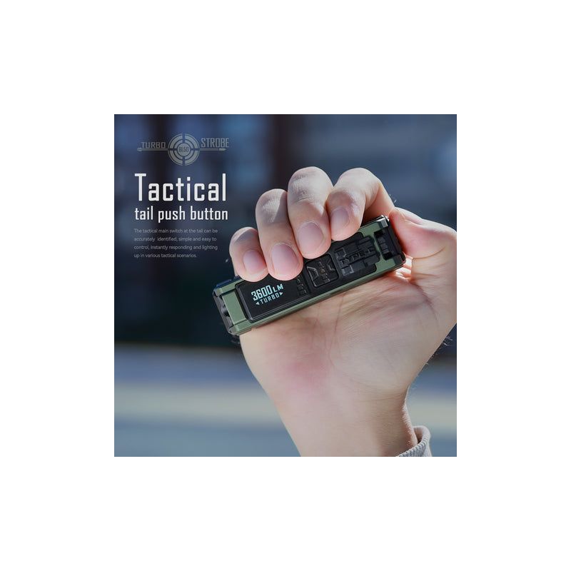 IMALENT BL50 LED Taschenlampe 3600 Lumen Typ-C wiederaufladbar OLED Display für Outdoor-Abenteuer und mehr