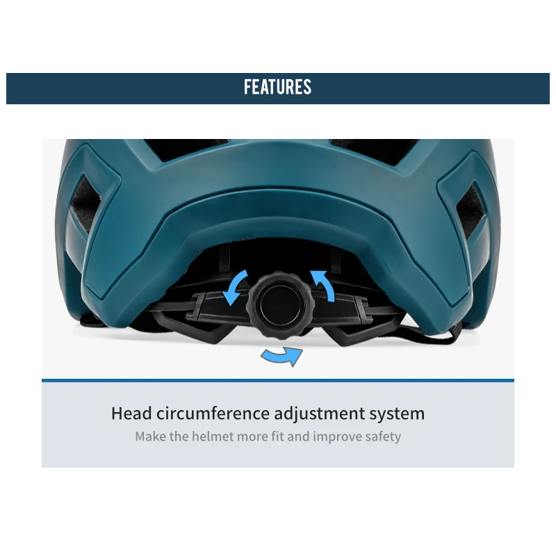 BATFOX Fahrradhelm Mountainbike-Helm für Erwachsene und Jugendliche Leichter verstellbarer Helm in Farben