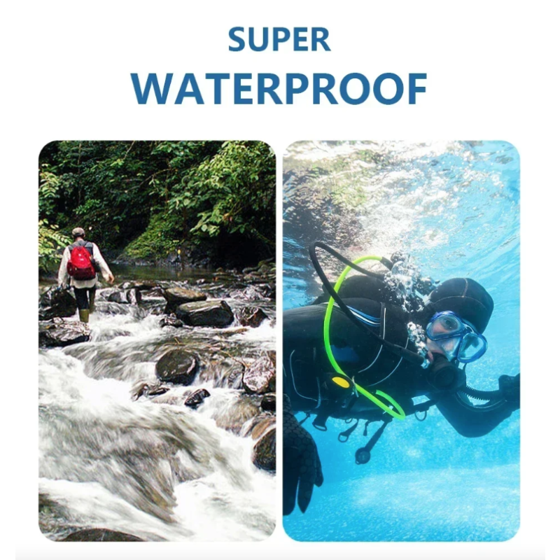 4K Mini Action Kamera - 270° drehbare Vlog, Wi-Fi Outdoor Sport Kamera. Wasserdicht & tragbar! GoPro Alternative.