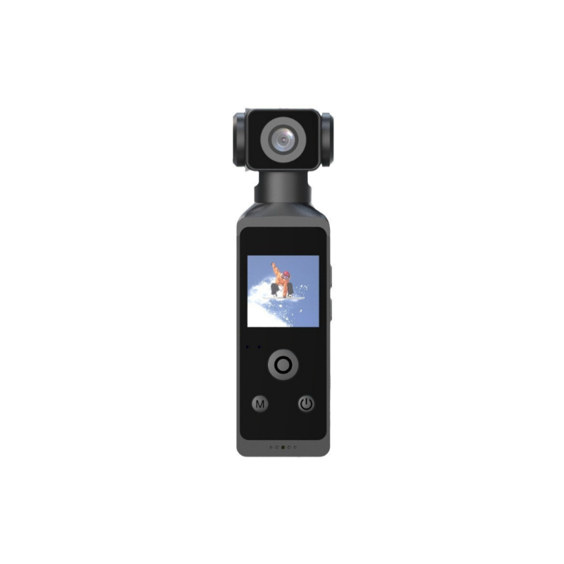 4K Mini Action Kamera - 270° drehbare Vlog, Wi-Fi Outdoor Sport Kamera. Wasserdicht & tragbar! GoPro Alternative.