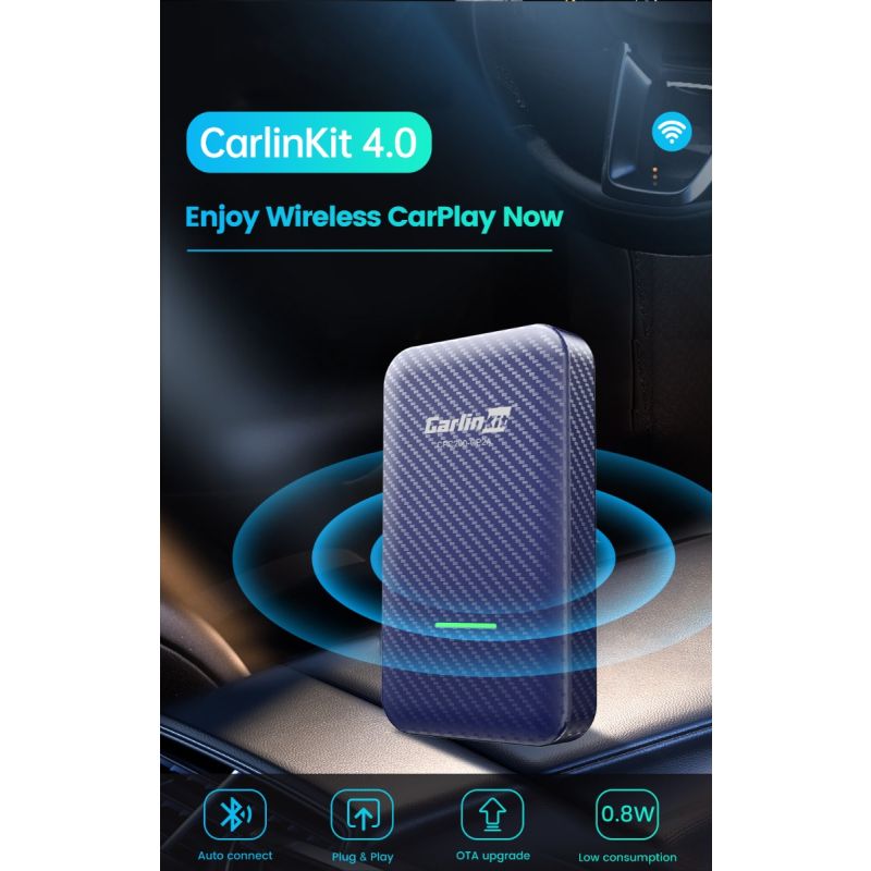 CarlinKit 4.0 Wireless CarPlay Box Plug and Play In-Car-Technologie für Audi CarPlay Intuitive Bedienung