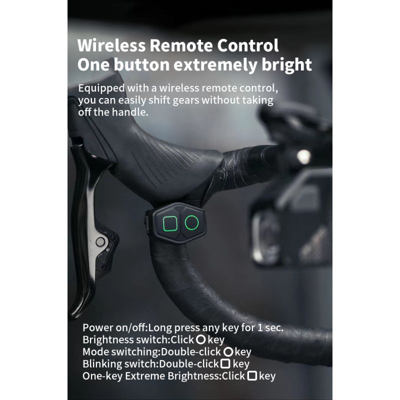 Magicshine CBL1600 Fahrradlicht 1600 Lumen innovatives Design für sichere Nachtfahrten Fernbedienung Zubehör