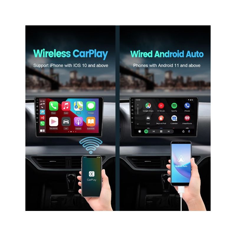 CarlinKit USB CarPlay Dongle für Android Autoradios mit 5G-Prozessor einfachen Installation und Smartphone-Integration