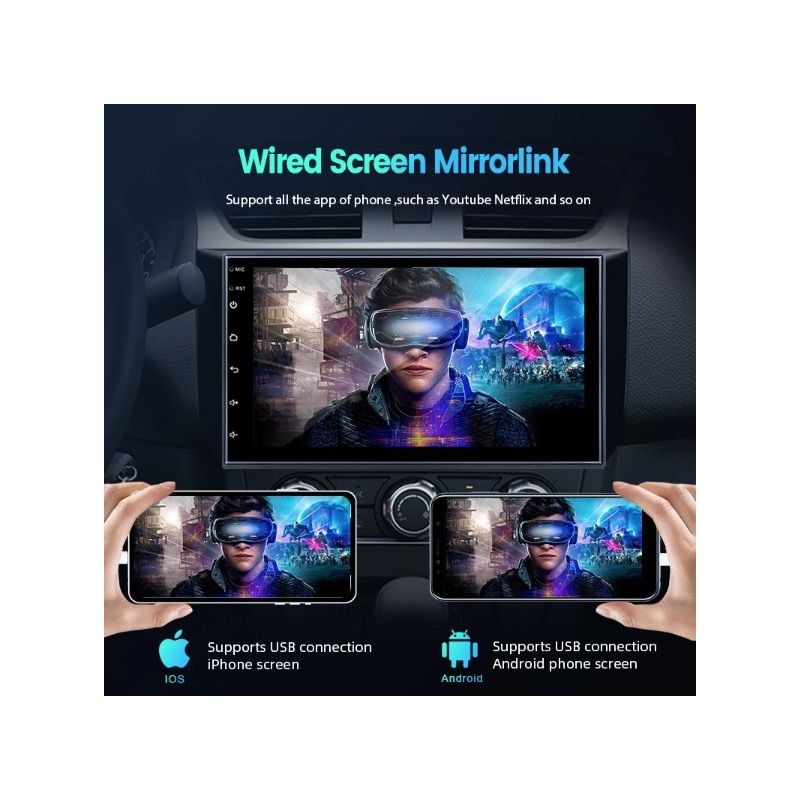 CarlinKit USB CarPlay Dongle für Android Autoradios mit 5G-Prozessor einfachen Installation und Smartphone-Integration