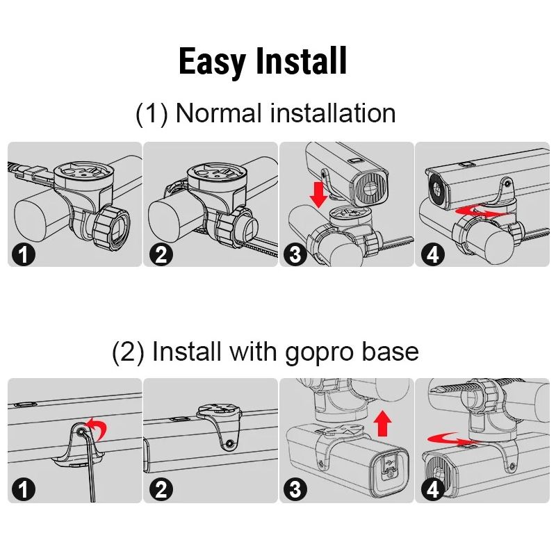 TOWILD CL1600 1600LM LED Fahrradleuchte USB wiederaufladbar mit 21700 Batterie für Nachtfahrten und Abenteuer