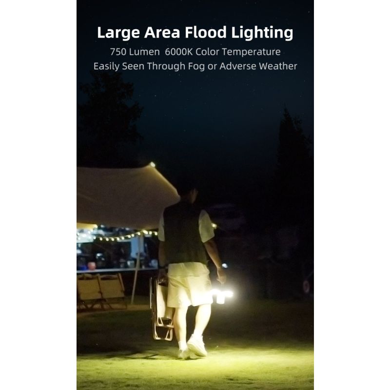 Klarus CL2 750 Lumen Freefolding Campinglicht augenschonende vielseitige Lampe mit 7 Lichtmodi und einstellbarem Winkel