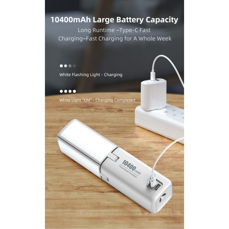 Klarus CL2 750 Lumen Freefolding Campinglicht augenschonende vielseitige Lampe mit 7 Lichtmodi und einstellbarem Winkel