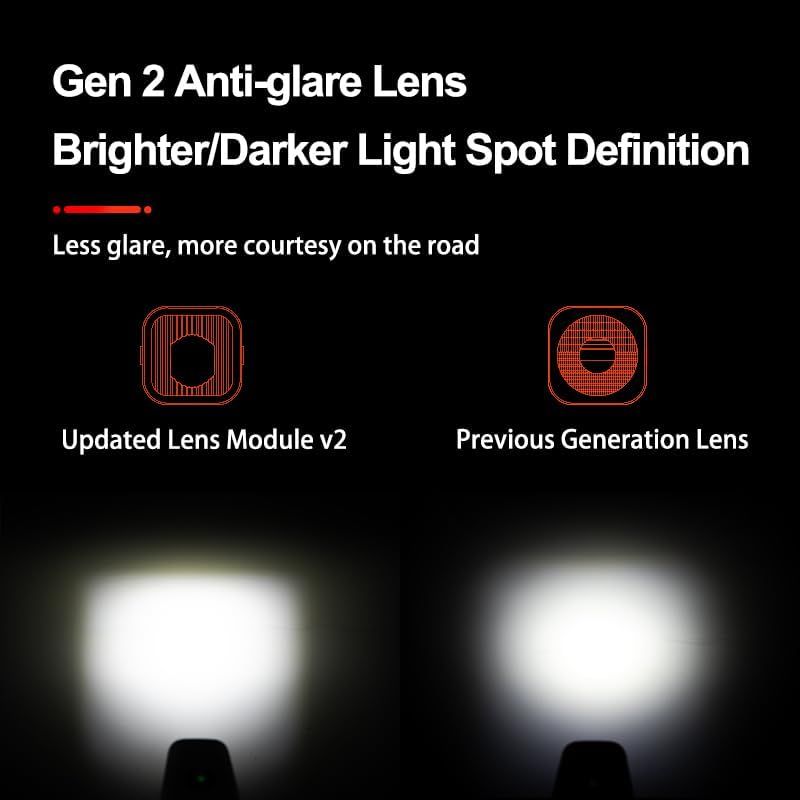 TOWILD CL2000 Fahrradlicht 2000 Lumen Superhell & Wasserdicht für sichere Nachtfahrt, MTB, Rennrad, Pendler