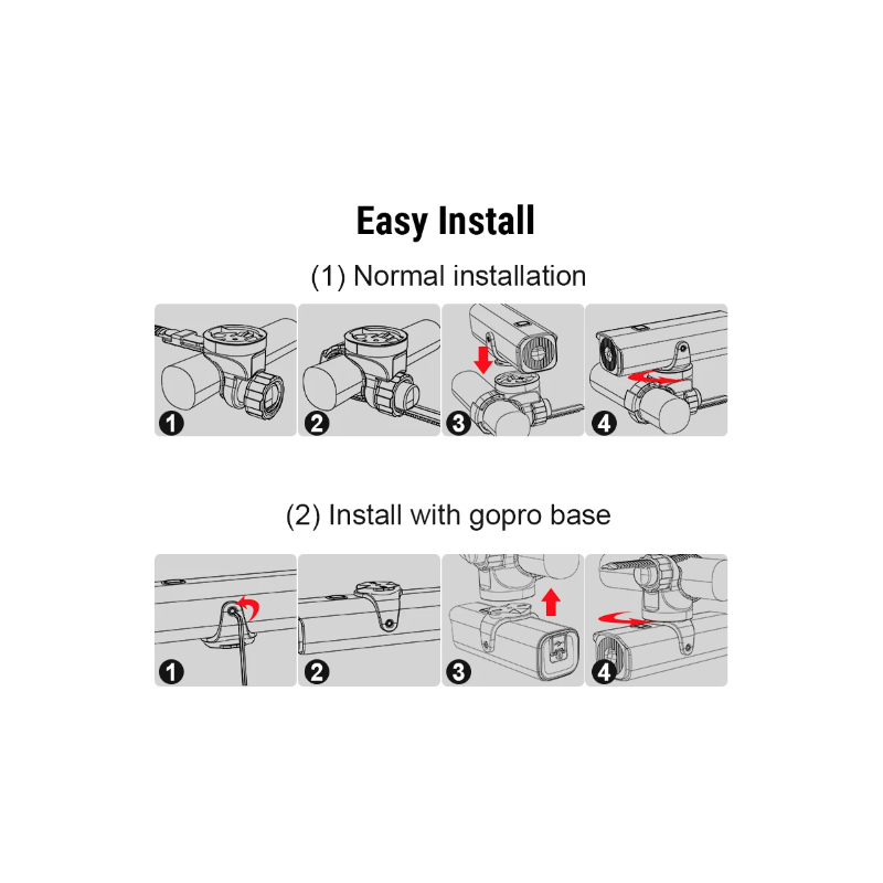 TOWILD CL600 Fahrradlicht Frontlampe LED USB wiederaufladbar 2000mAh wasserdichtes Design hohe Lumen
