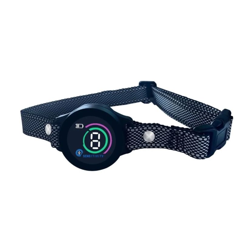 Intelligentes automatisches Anti-Bell-Hundehalsband mit fortschrittlichem Bellalgorithmus Wiederaufladbarer Rindenstopper