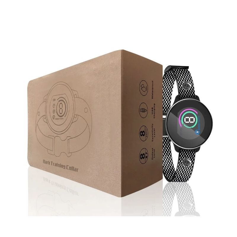 Intelligentes automatisches Anti-Bell-Hundehalsband mit fortschrittlichem Bellalgorithmus Wiederaufladbarer Rindenstopper