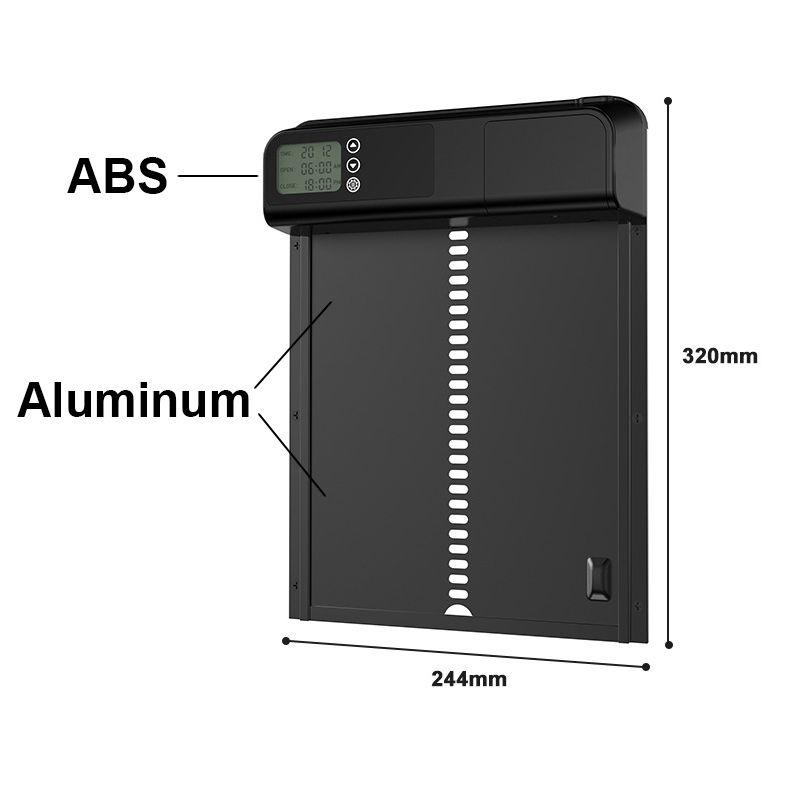 Timer Automatischer Hühnerstalltürmotor wetterfeste automatische Türöffnung einfache Installation Outdoor Zubehör