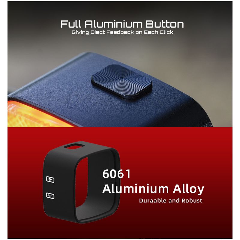 Enfitnix Cubelite III Smart Rücklicht 30 Lumen Fahrradsicherheit Ultrahelles Nachtwarnlicht USB-Aufladung