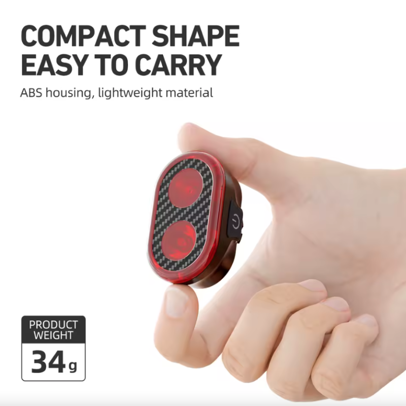 CYCLAMI CY200 Fahrradrücklicht Intelligente Bremserkennung Hohe Sichtbarkeit Wasserdicht Urbanes Radfahren