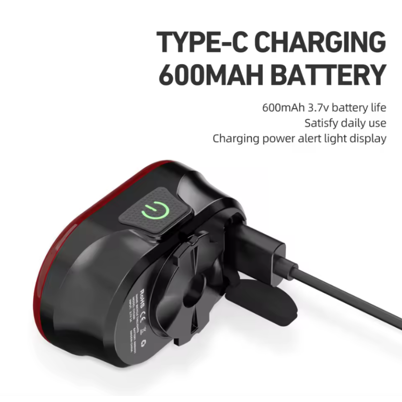 CYCLAMI CY200 Fahrradrücklicht Intelligente Bremserkennung Hohe Sichtbarkeit Wasserdicht Urbanes Radfahren