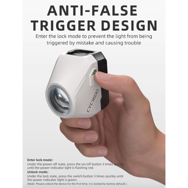 Hängen Cut-off Kabel Fahrrad Vorderlichter 1600LM mit drahtloser Fernbedienung für sichere Nachtfahrten