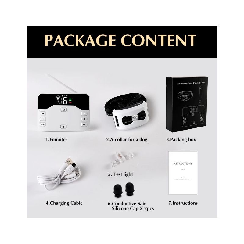 Entdecken Sie das Drahtlose Elektronische Hundezaunsystem Innovatives Hundetraining und Sichere Haustiergrenzen