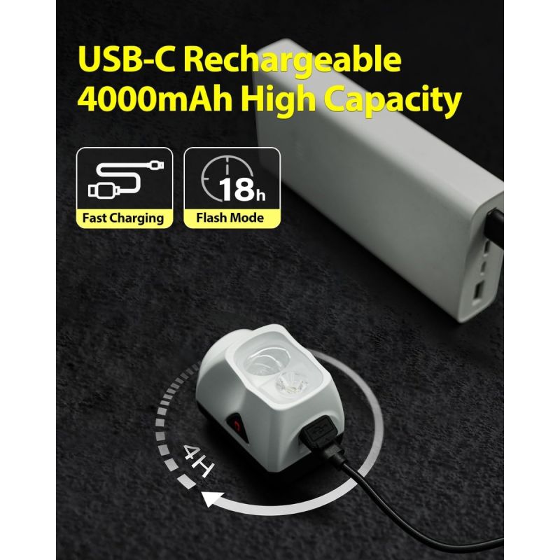 Dein TOWILD DLite 1700 Fahrradlicht: 1700 Lumen, USB aufladbar & wasserdicht Frontlicht zum Radfahren