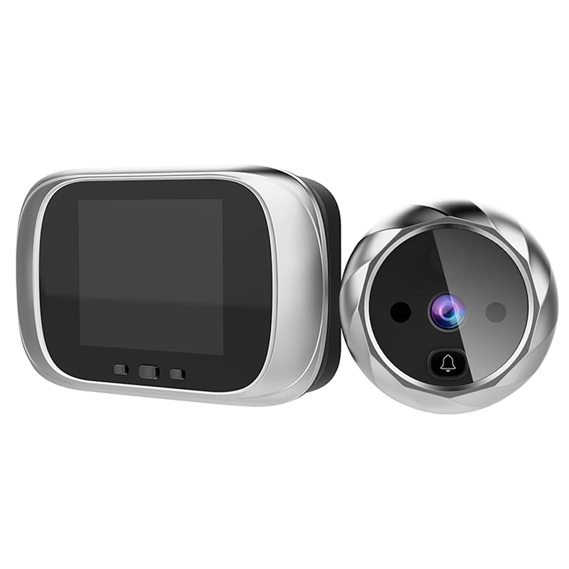Digitaler Türspion DD1 - 2,8" LCD Monitor, Nachtsicht, Fotoshooting. Smart Home Türklingel für Heimsicherheit