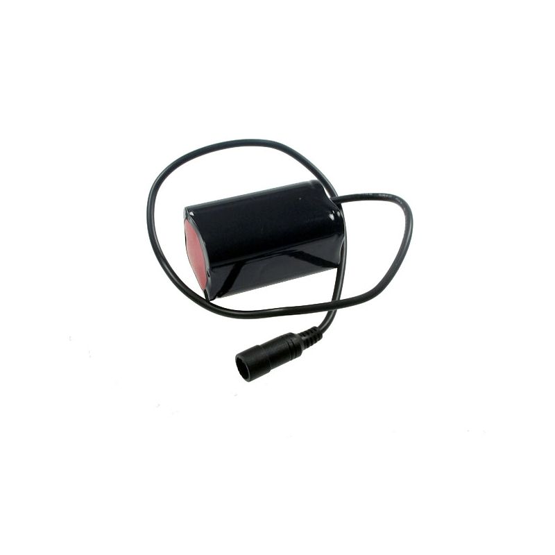 UltraFire 8,4V Batterie mit 5521 DC-Schnittstelle 4x18650 8800mAh für Fahrradsicherheit und Nachtfahrten