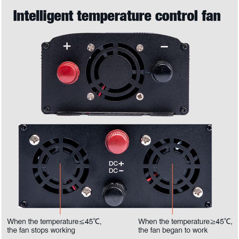 EASUN Reiner Sinus-Wechselrichter 5000W 12V 24V zu 220V Hochleistungswechselrichter für Haus-und Outdoor-Strom