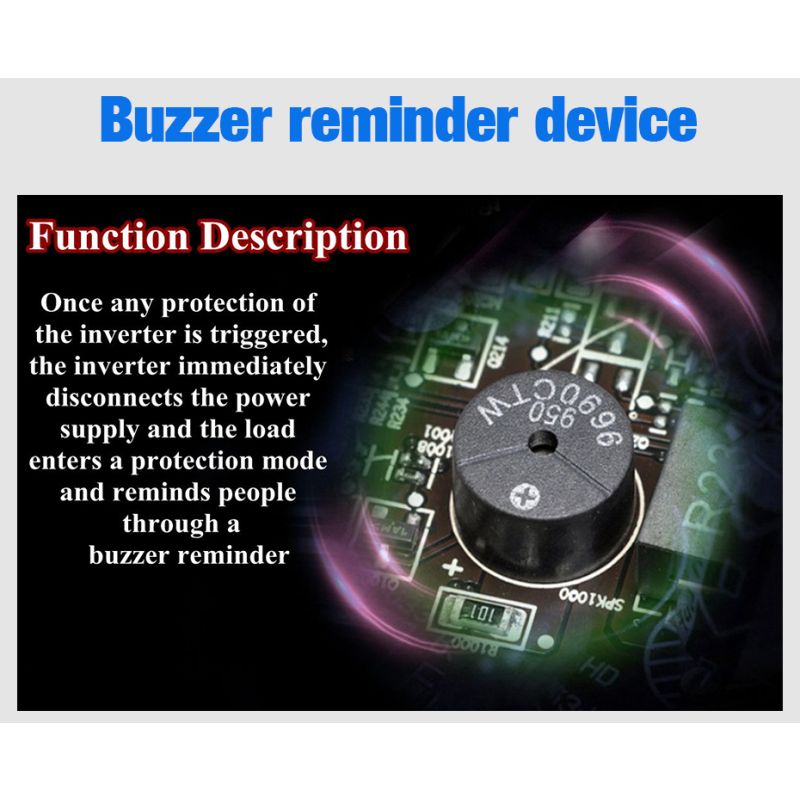 EASUN Reiner Sinus-Wechselrichter 5000W 12V 24V zu 220V Hochleistungswechselrichter für Haus-und Outdoor-Strom