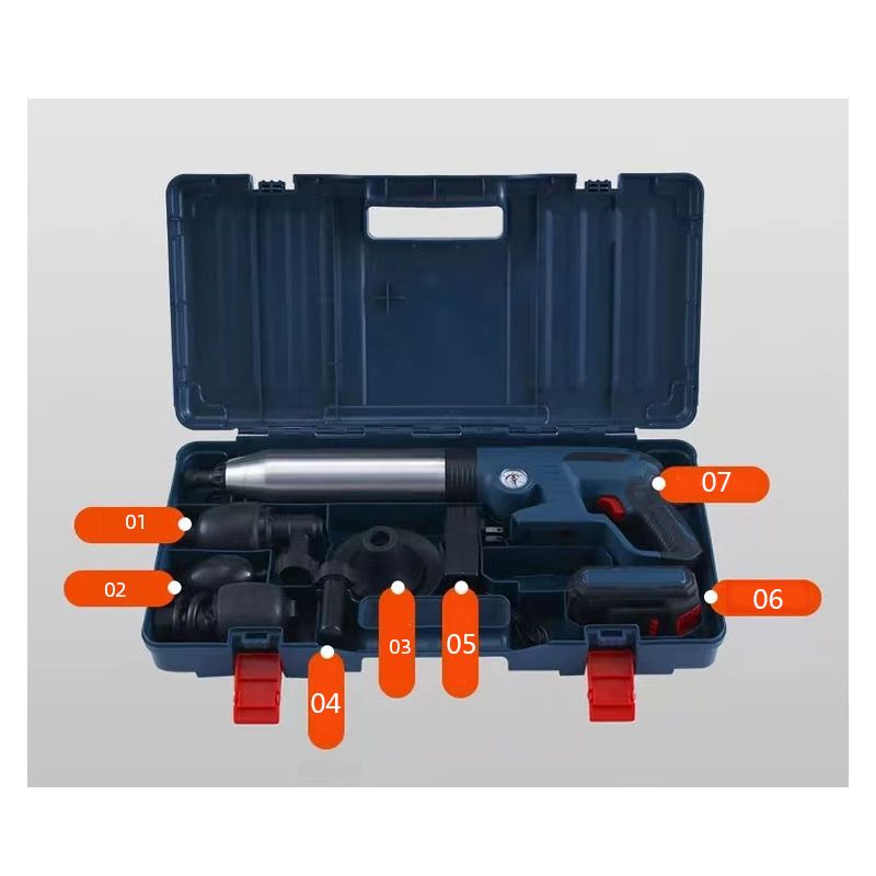 Elektrische Kanalbaggerwerkzeuge Air Drain Blaster Gun Hochdruck-Luftabflussreiniger für Verstopfungsentfernung